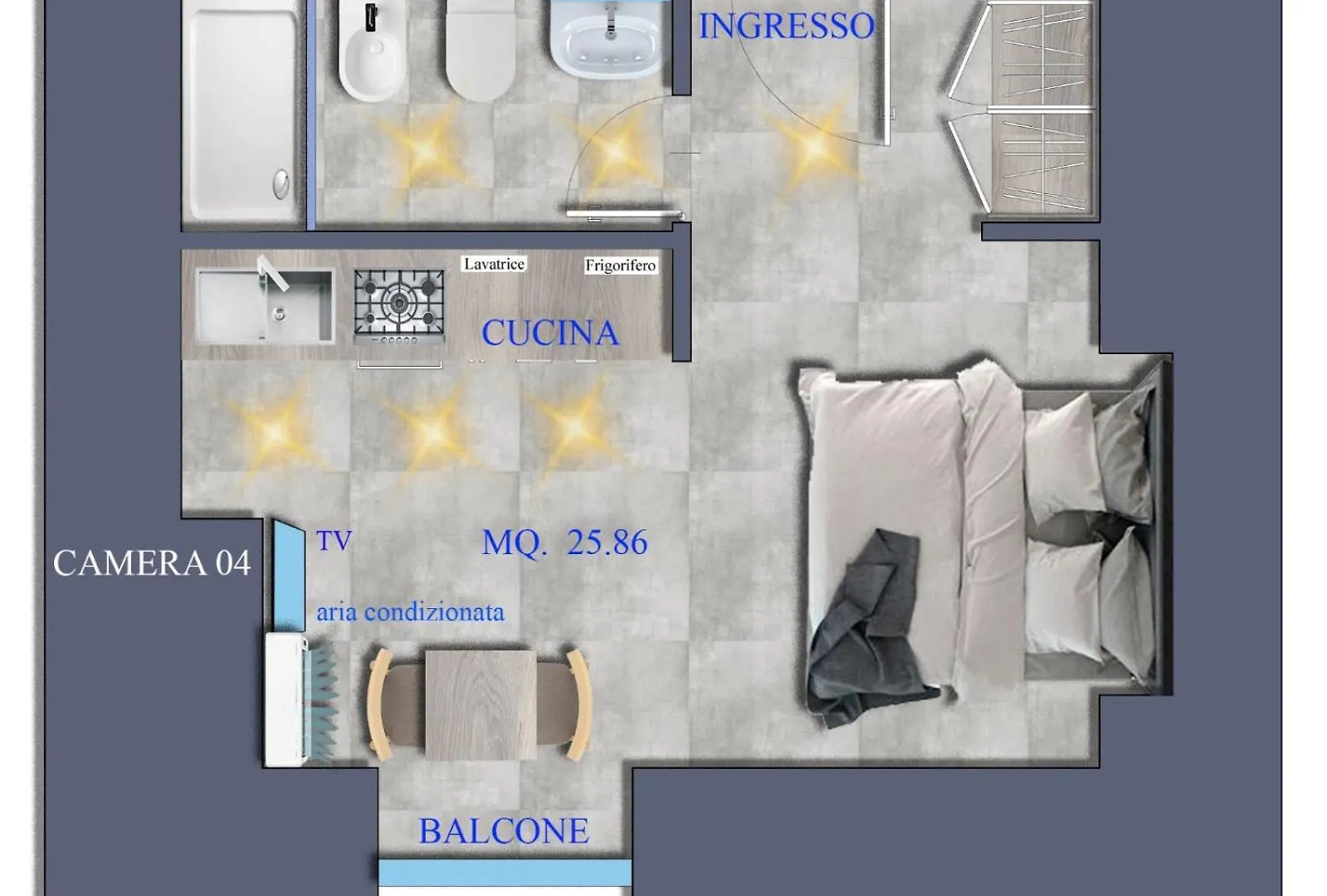 Gasthuis Bovio Boutique Studio Apartment Napels Italië